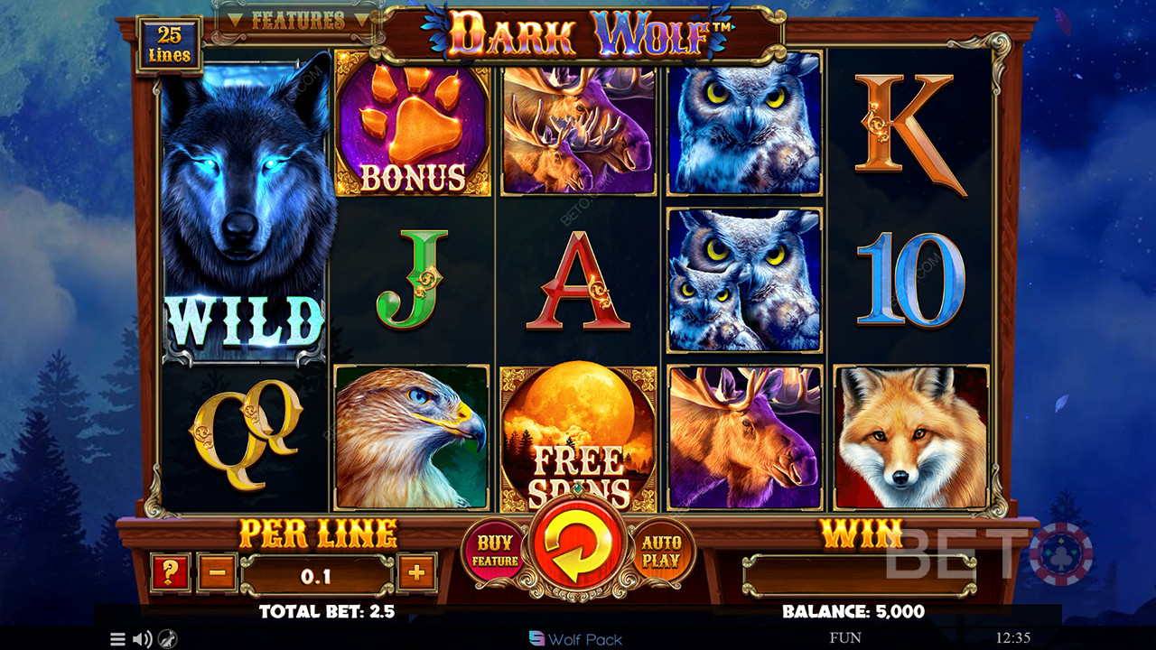 Dark Wolf Review av BETO Slots