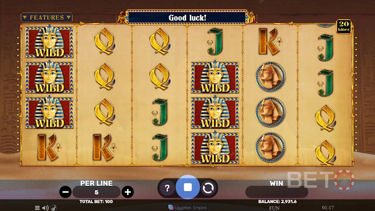 Egyptian Sands Spela Gratis