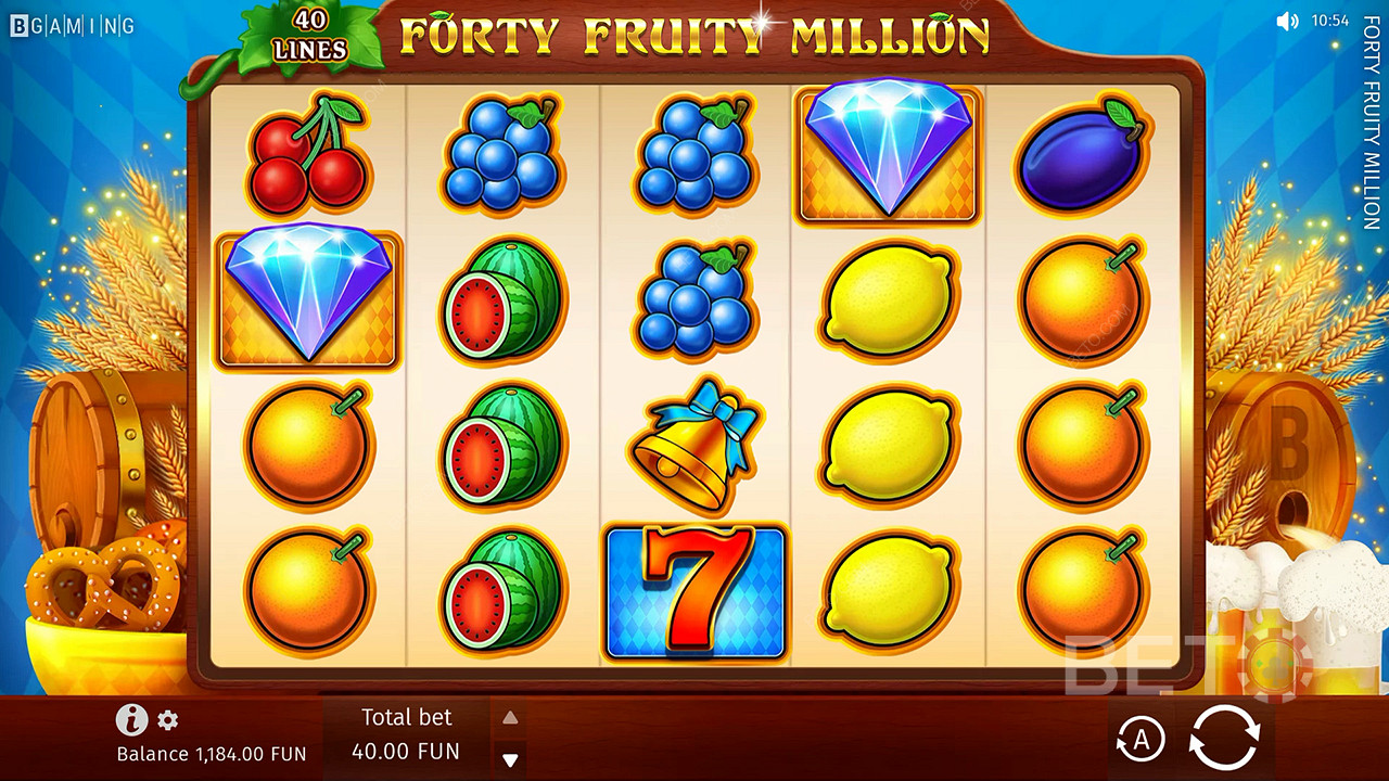 Forty Fruity Million Spela Gratis