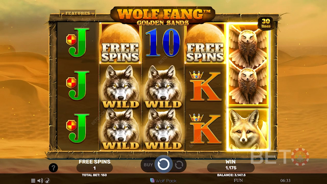 Wolf Fang Golden Sands Granskning av BETO Slots