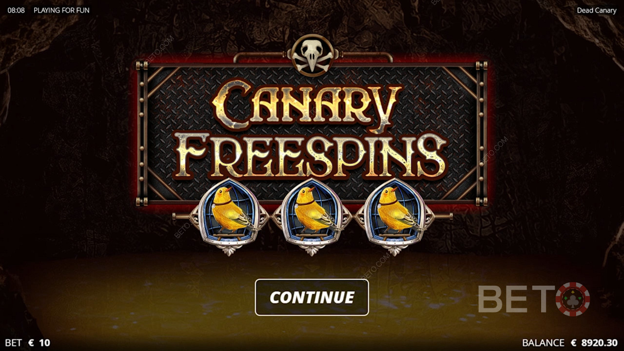 Canary Free Spins är helt enkelt den mest kraftfulla funktionen i detta kasinospel