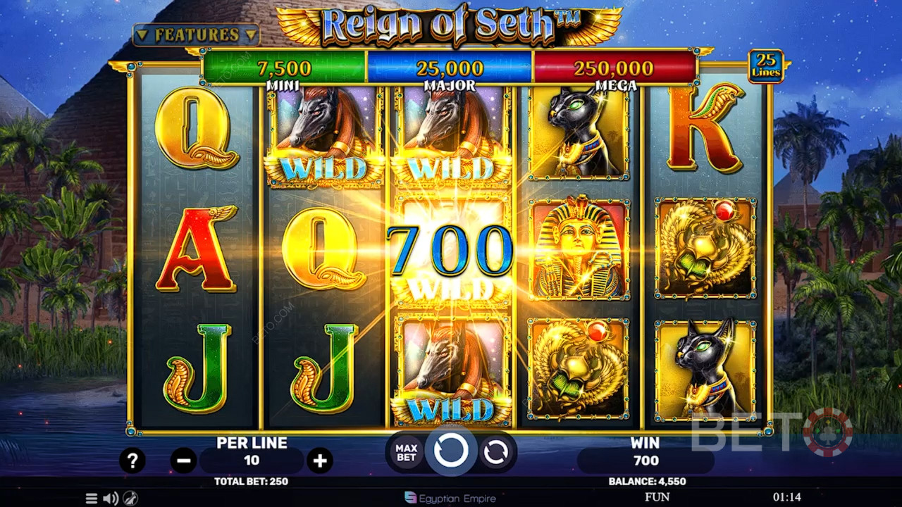 Reign of Seth Review av BETO Slots