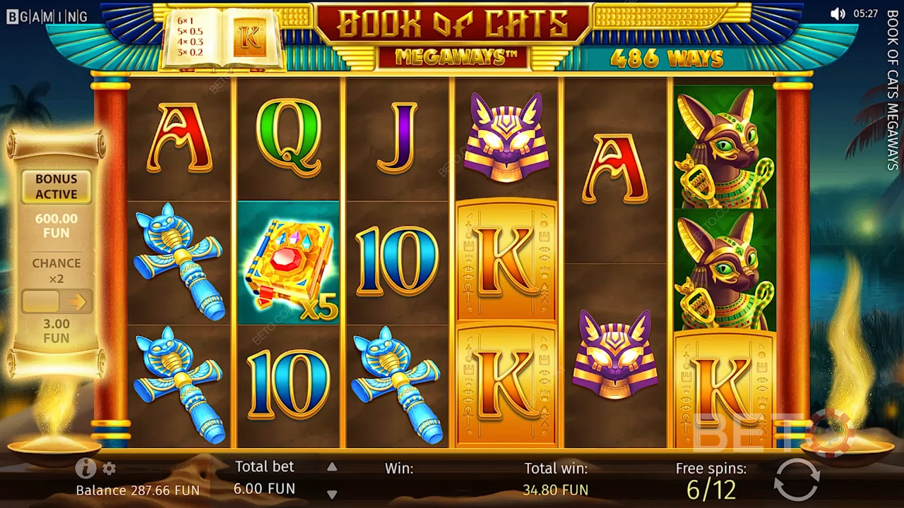 Book of Cats Megaways Spela Gratis