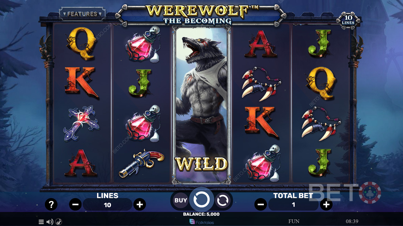 Werewolf - The Becoming Review av BETO Slots