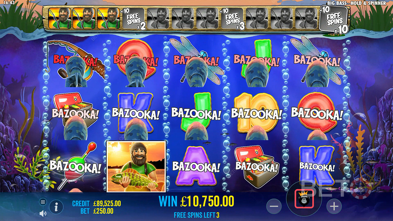 Big Bass Bonanza Hold and Spinner Spela Gratis