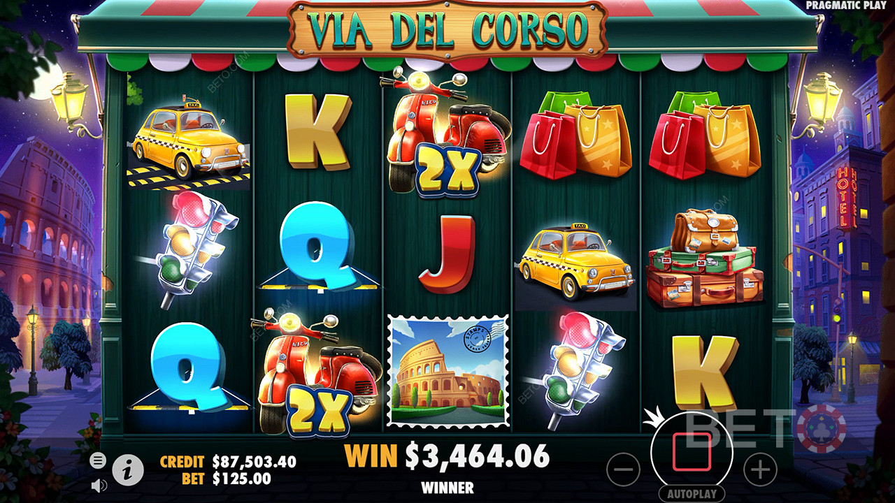 Via Del Corso recension av BETO Slots
