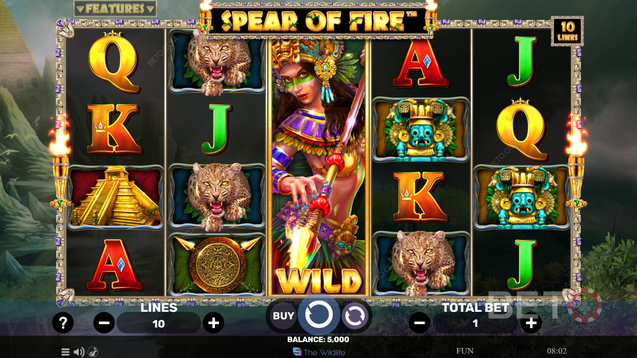 Spear Of Fire Review av BETO Slots