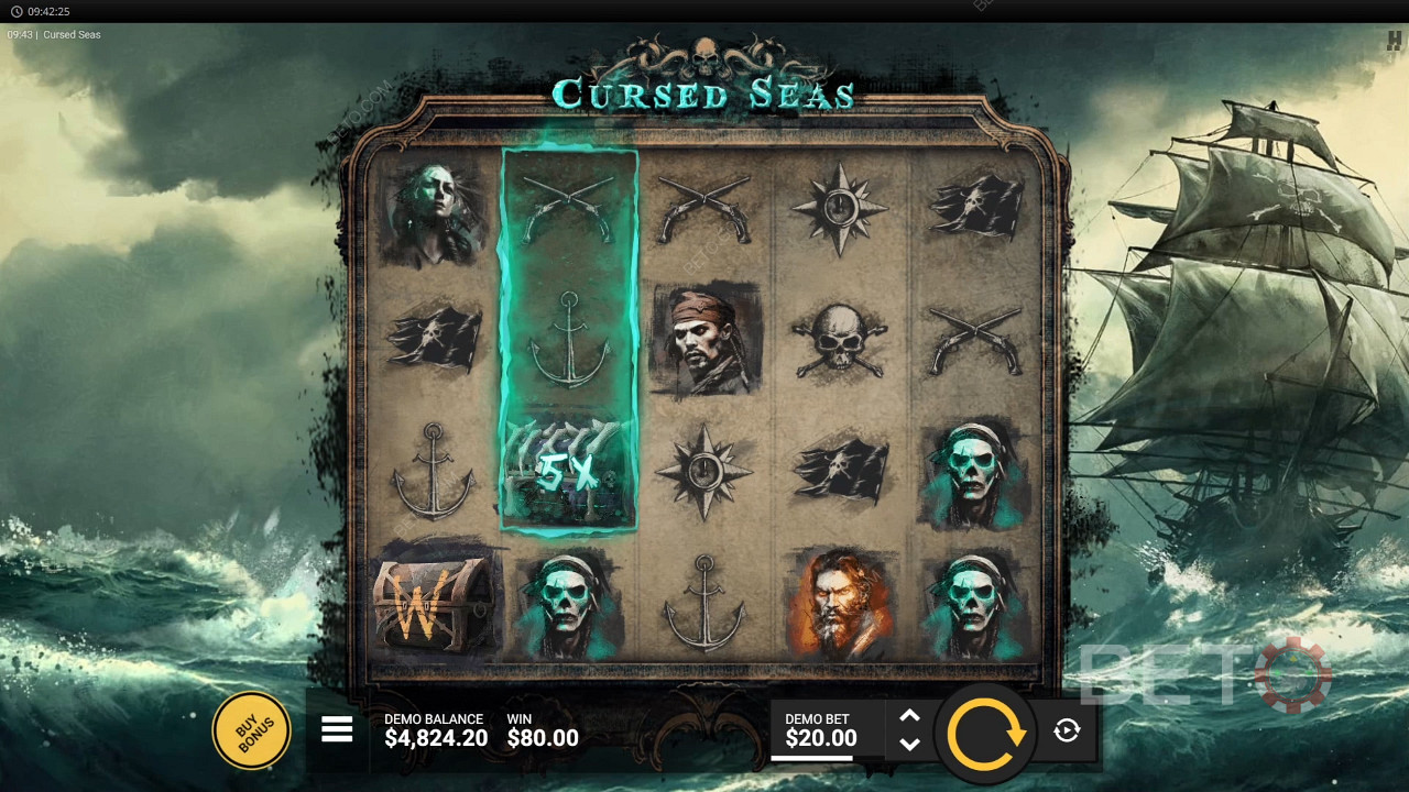 Cursed Seas: En spelautomat värd att snurra?