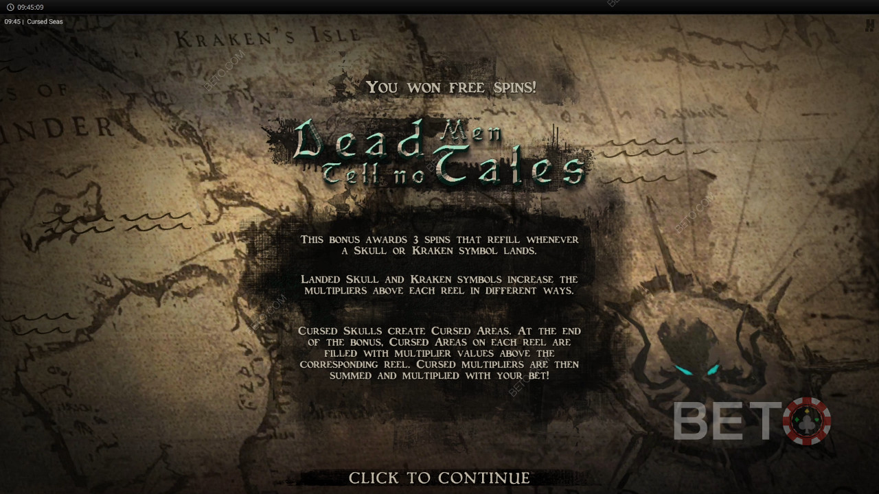 Bonusfunktioner förklaras i Cursed Seas av Hacksaw Gaming