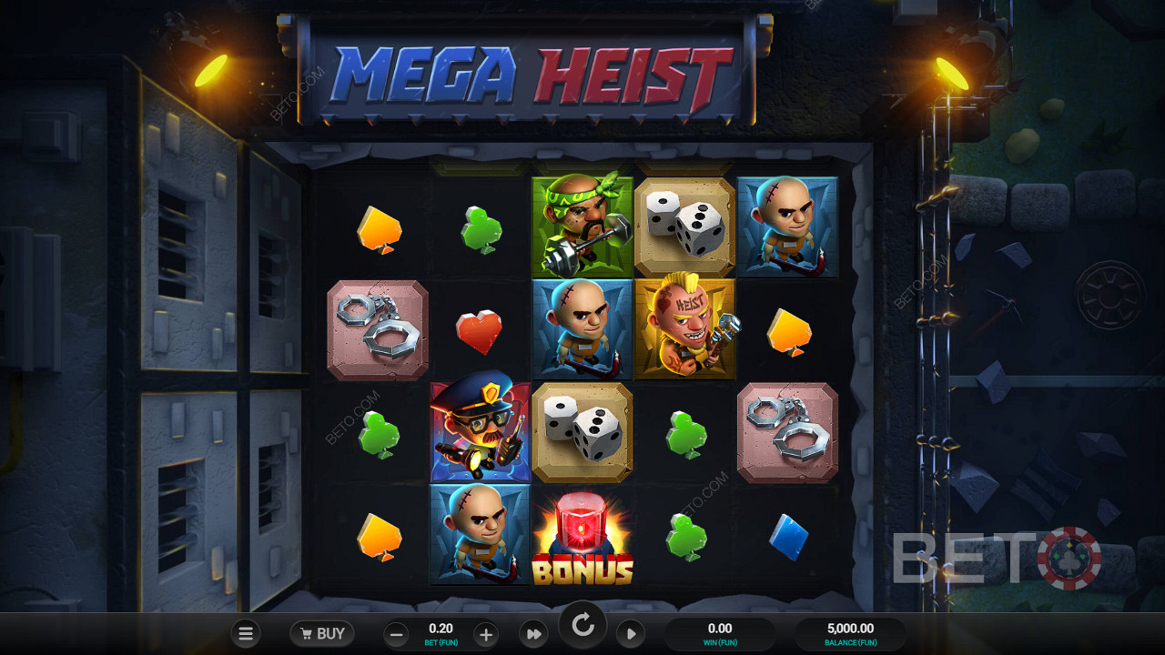 Mega Heist Review av BETO Slots