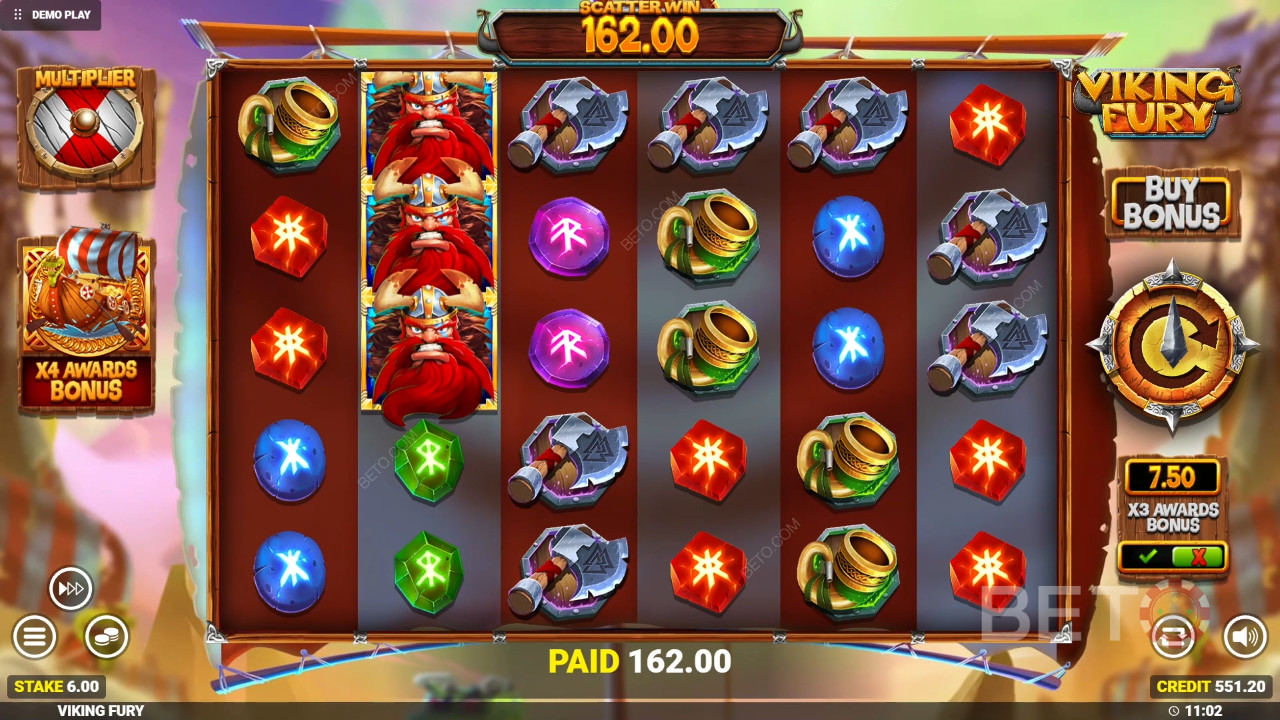 Viking Fury Spinfinity Review av BETO Slots