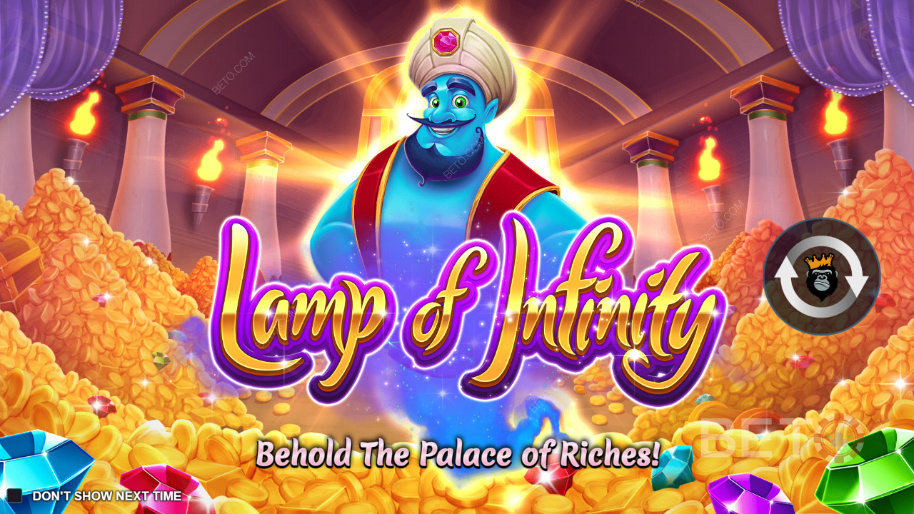 Be anden att uppfylla dina önskningar i online-sloten Lamp of Infinity
