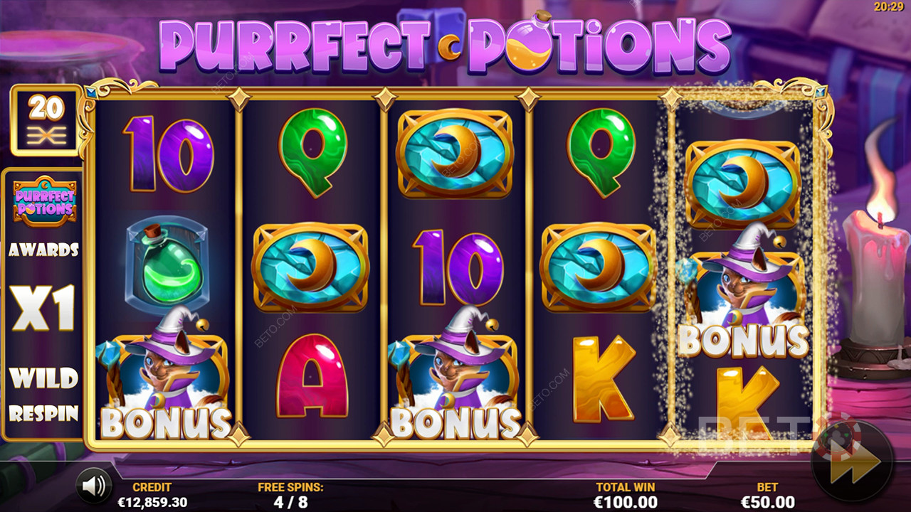 Purrfect Potions Review av BETO Slots