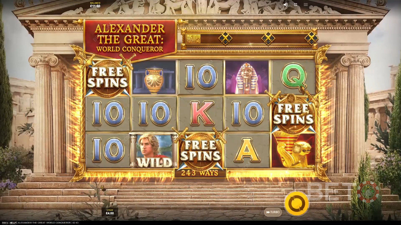 Alexander The Great World Conqueror Review av BETO Slots