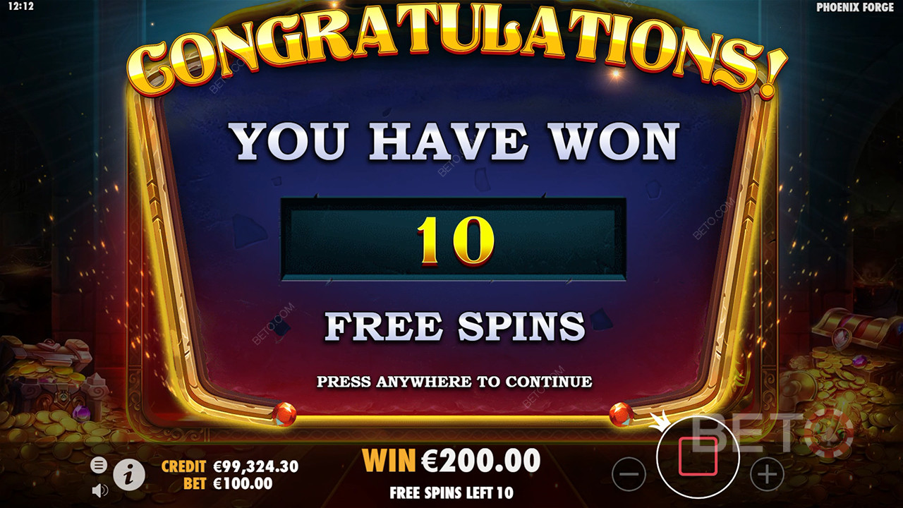 Vinn 5 000 gånger din insats i Phoenix Forge Video Slot!