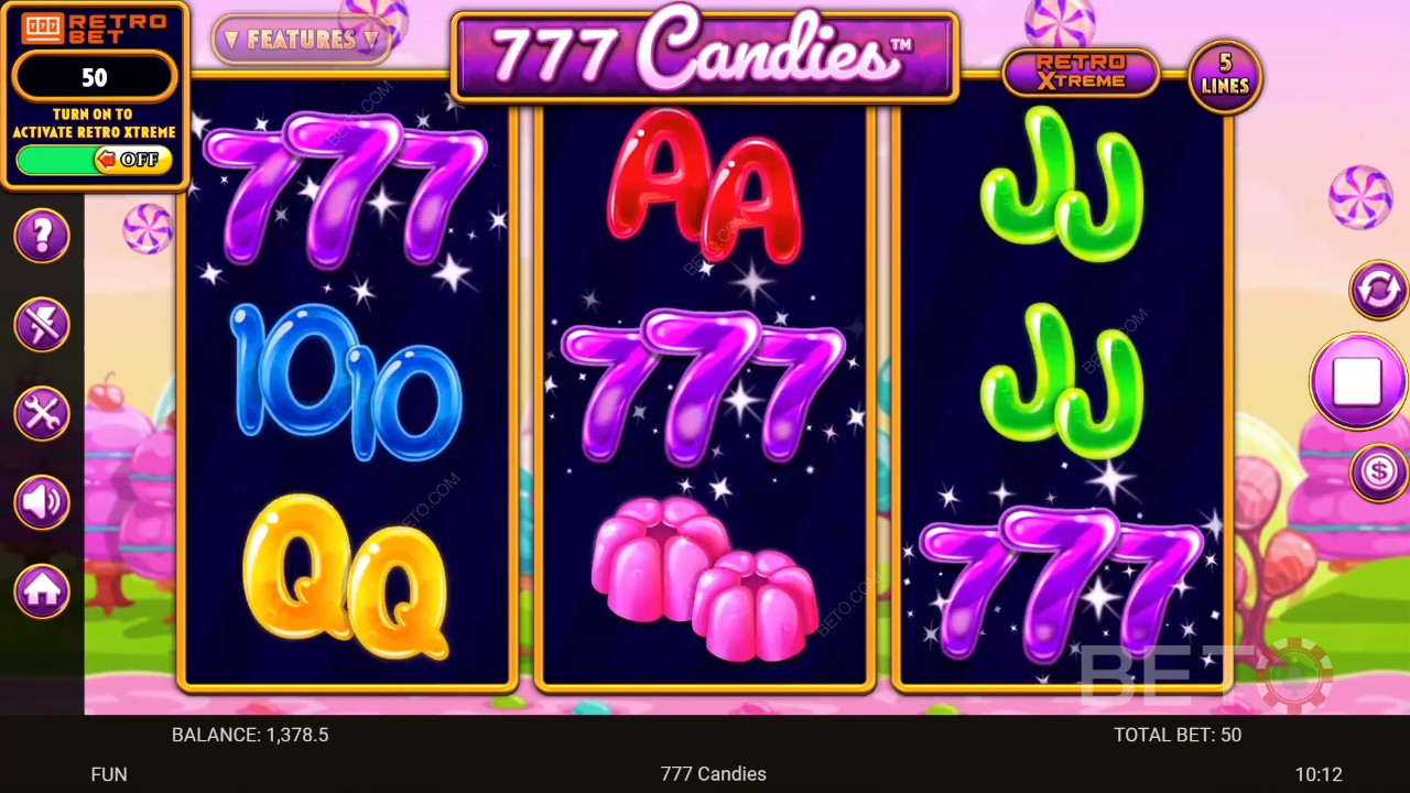 777 Candies Review av BETO Slots