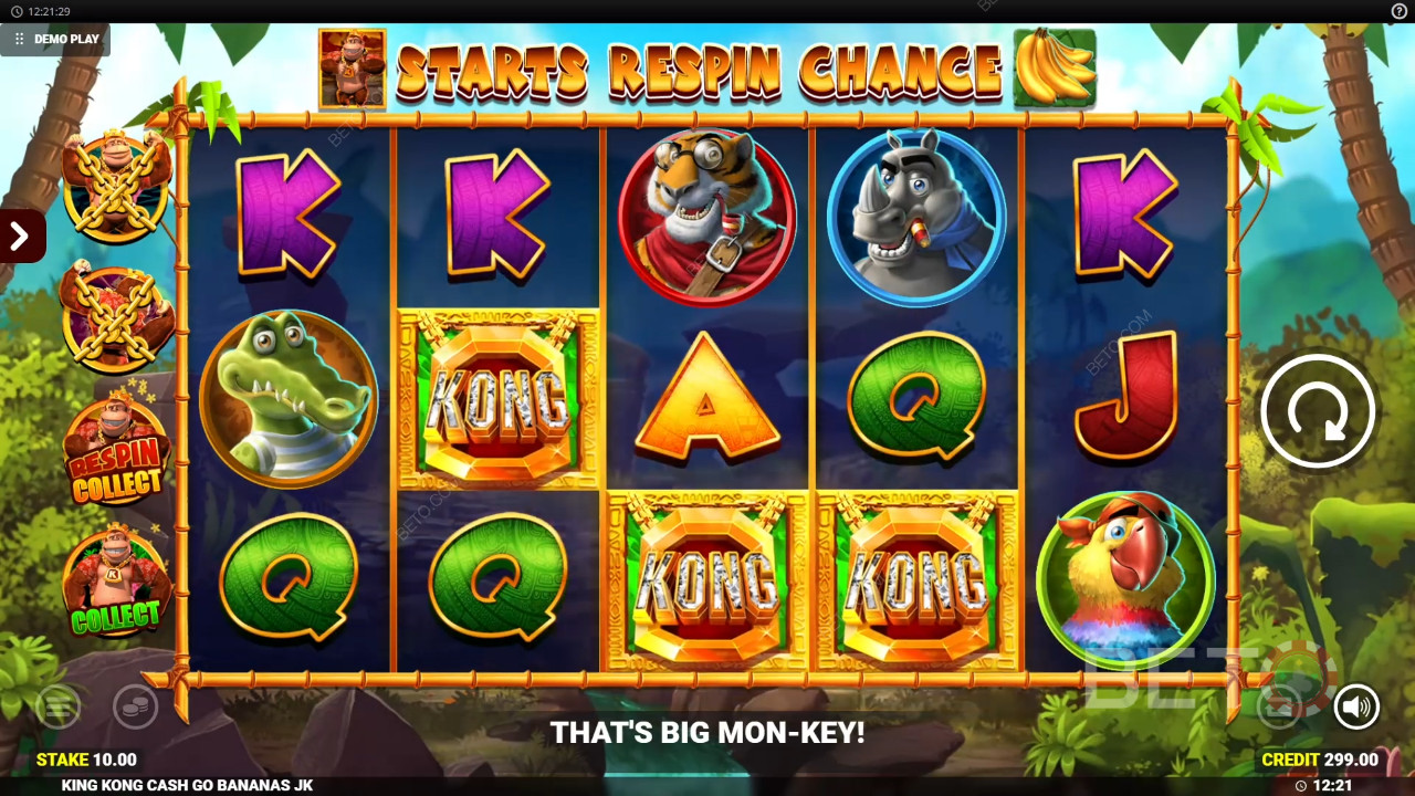 King Kong Cash Go Bananas Review av BETO Slots