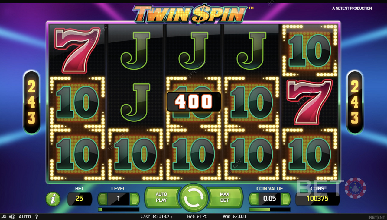 Jackpot i Twin Spin