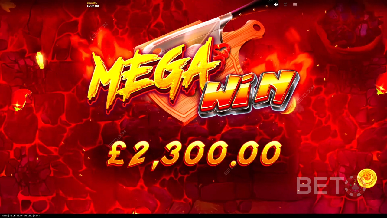Vinn 1 110 gånger din insats i Red Hot BBQ Online Slot!