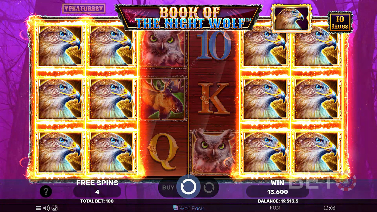 Book of the Night Wolf Review av BETO Slots
