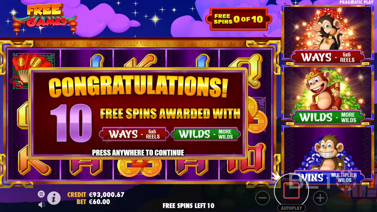 Bonusfunktioner förklaras i 3 Dancing Monkeys av Wild Streak Gaming