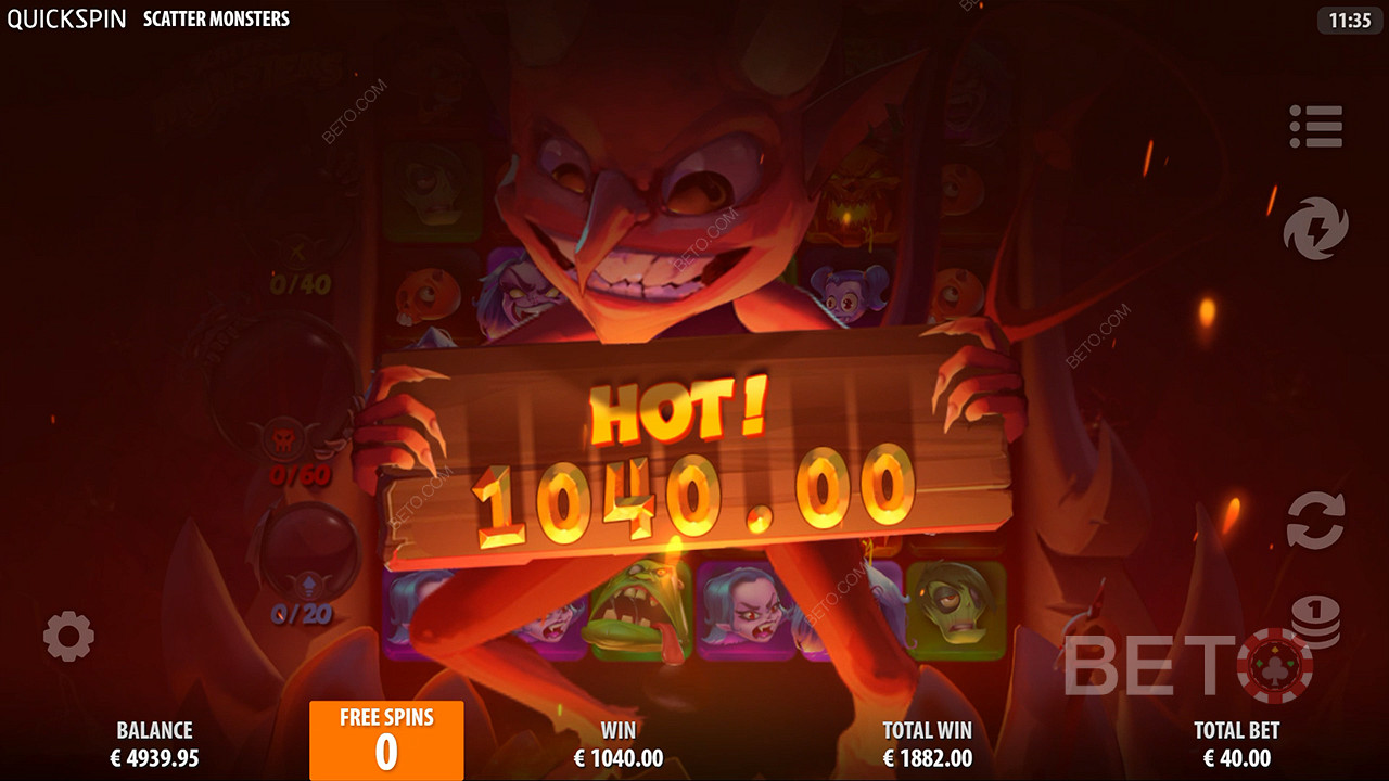 Scatter Monsters Spela Gratis