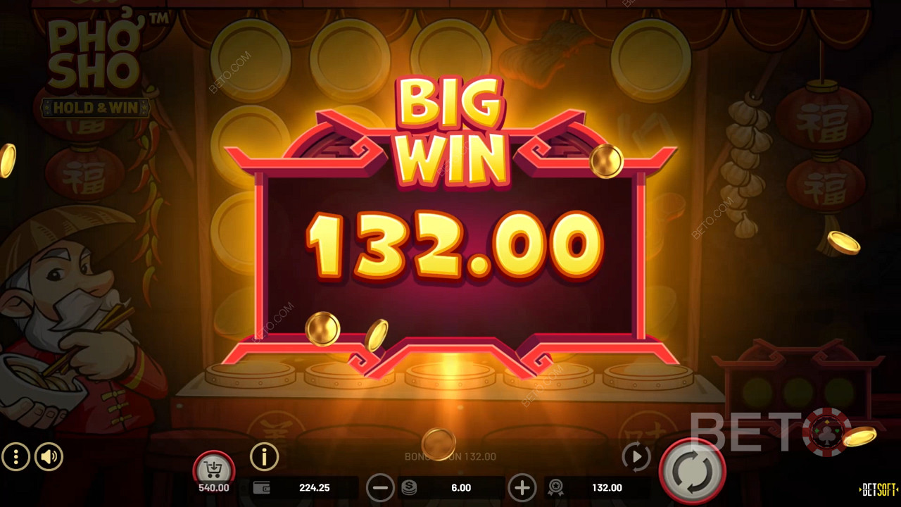 Vinn 4 000 gånger din insats i Pho Sho Slot Online!