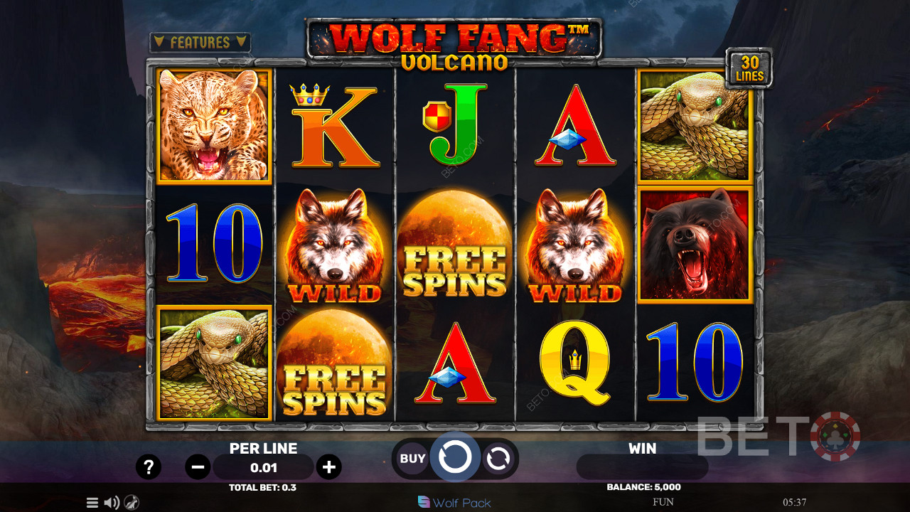 Wolf Fang - Volcano Spela Gratis