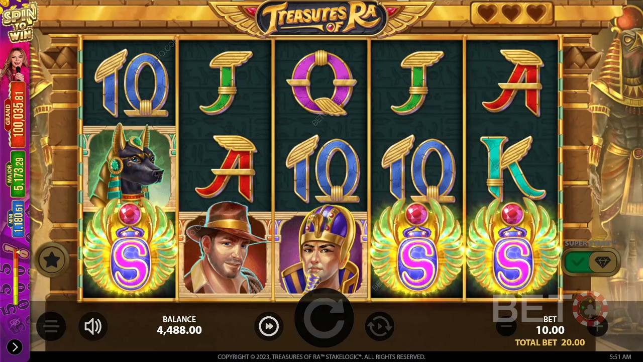 Treasures of Ra Spela Gratis