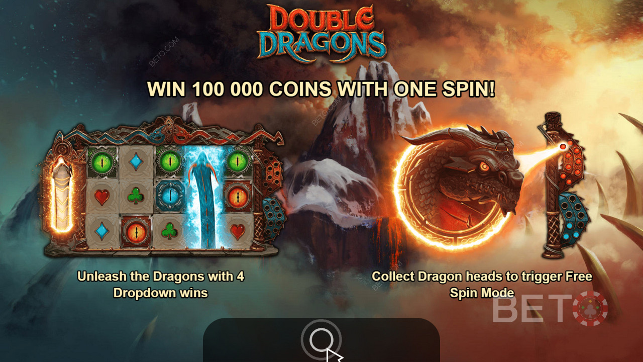Använd drakarnas kraft för att vinna stora vinster i Double Dragons slot