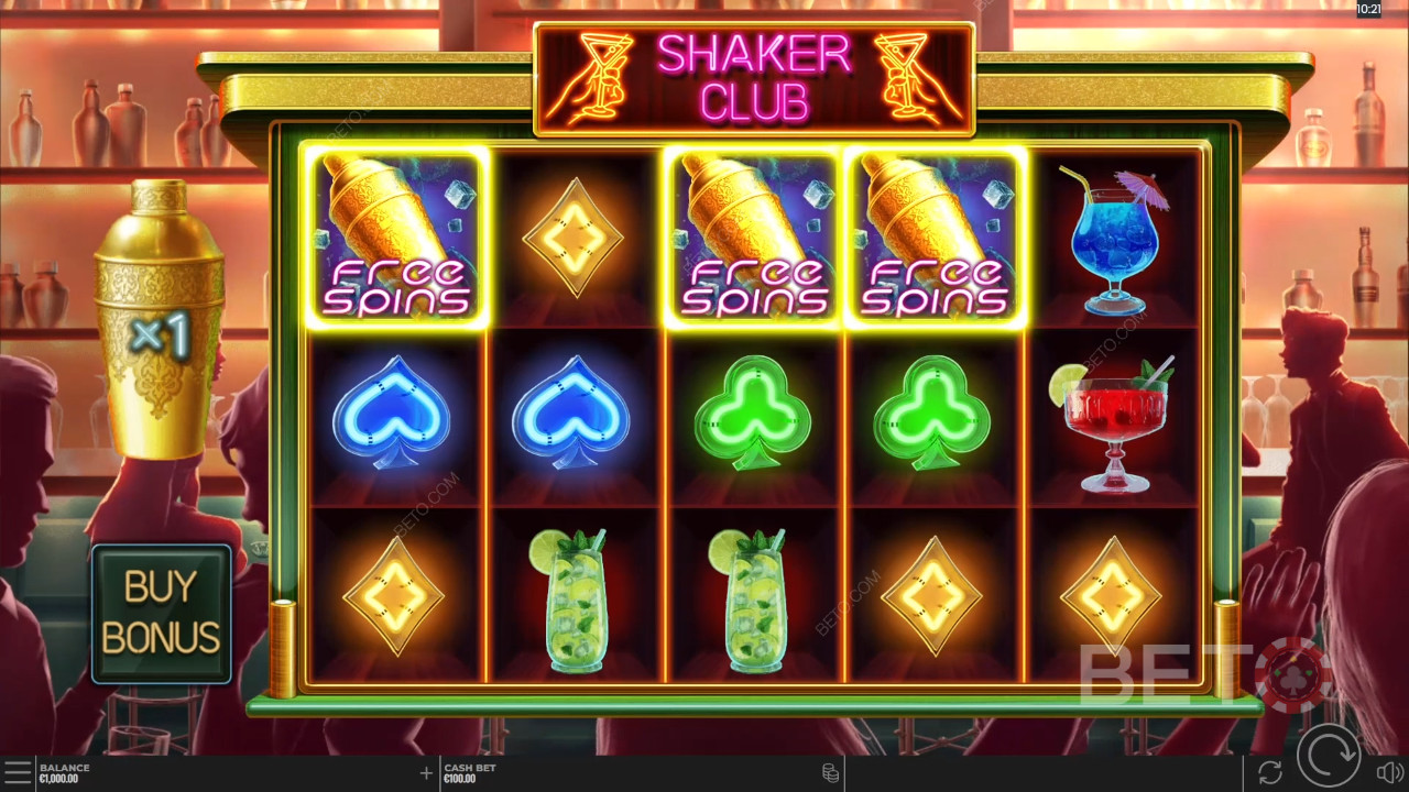 Shaker Club Review av BETO Slots