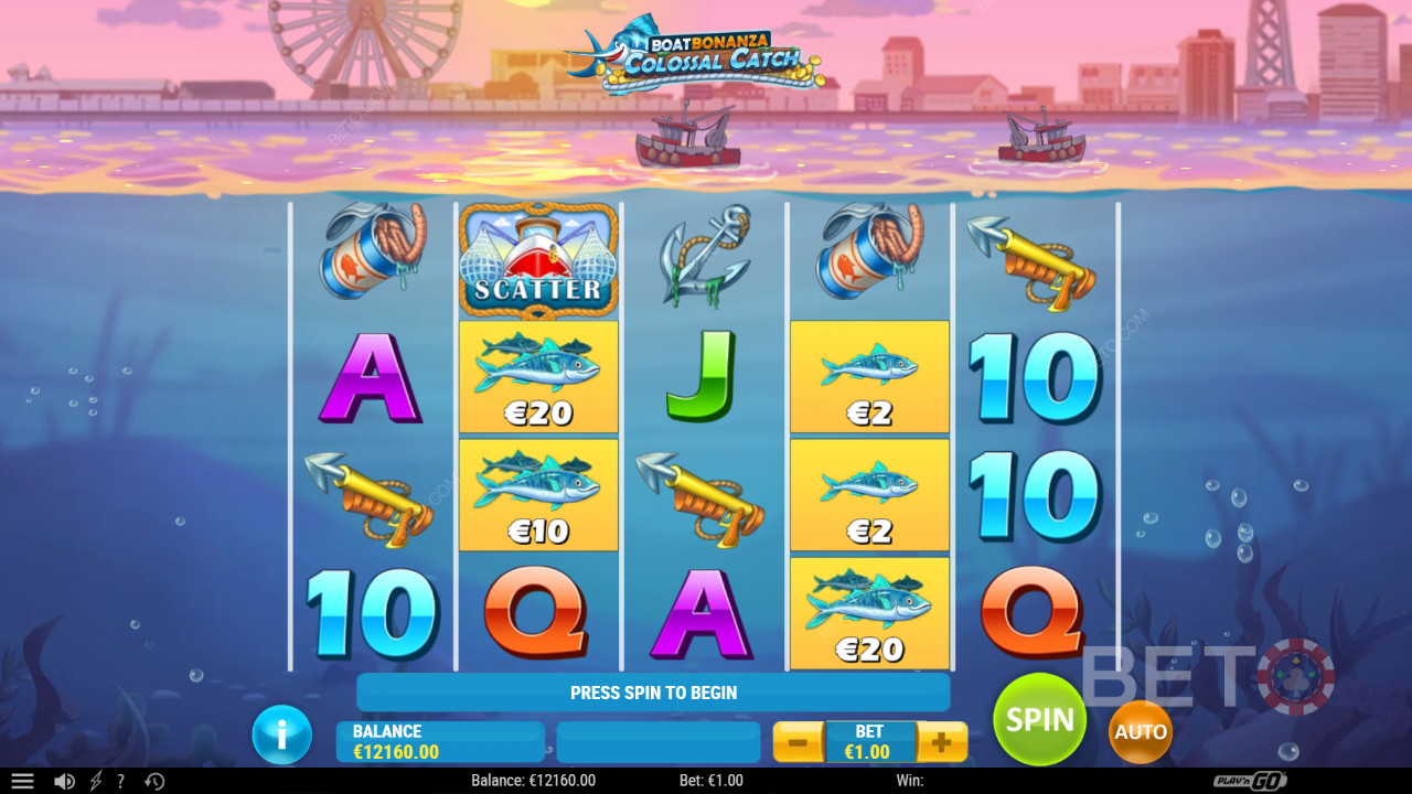 Boat Bonanza Colossal Catch Review av BETO Slots