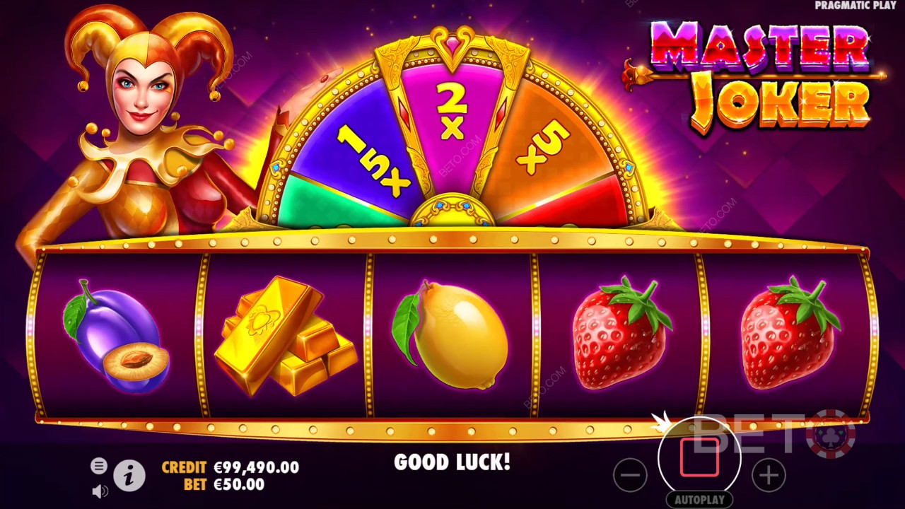 Bonusfunktioner förklaras i Master Joker av Pragmatic Play
