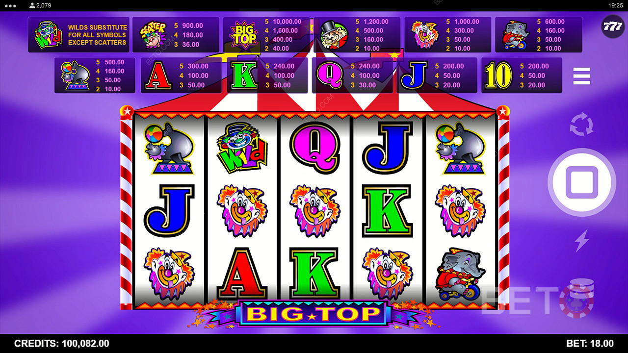 Big Top Spela Gratis