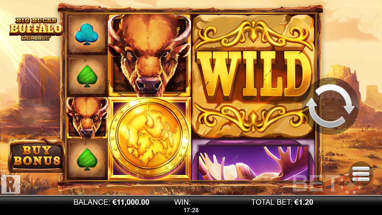 Big Bucks Buffalo Gigablox Spela Gratis
