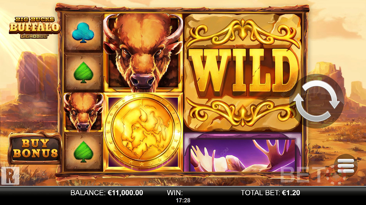 Big Bucks Buffalo Gigablox recension av BETO Slots