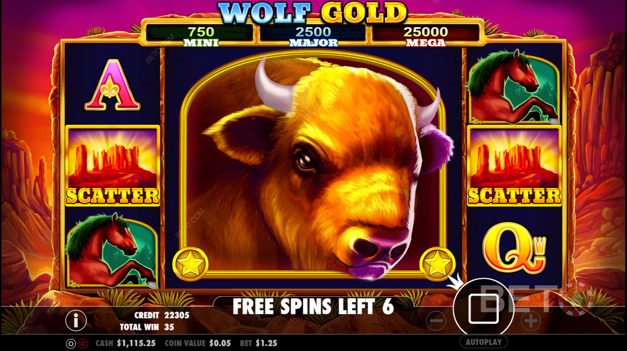 Wolf Gold American Theme - mycket populärt