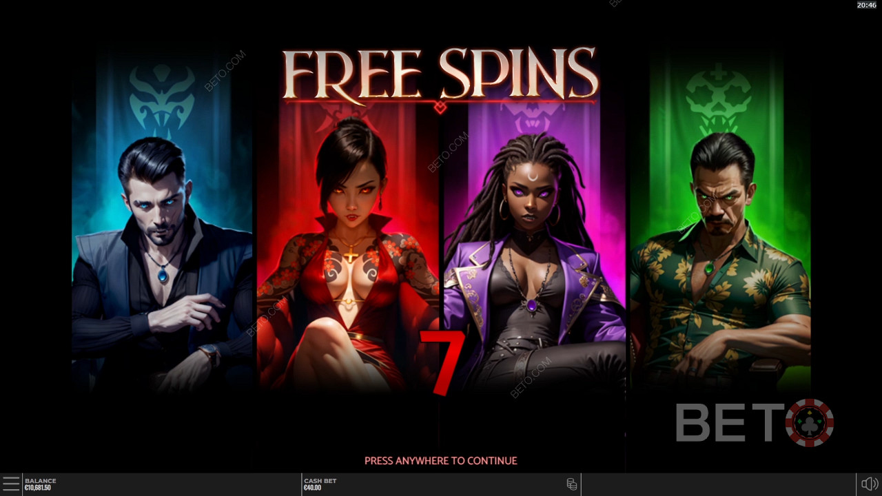 Bonusfunktioner förklarade i Vampire Riches DoubleMax av Yggdrasil