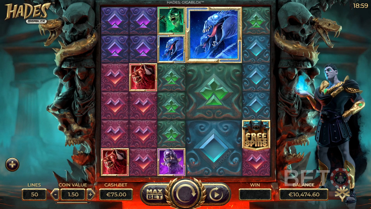 Hades Gigablox  Spela Gratis