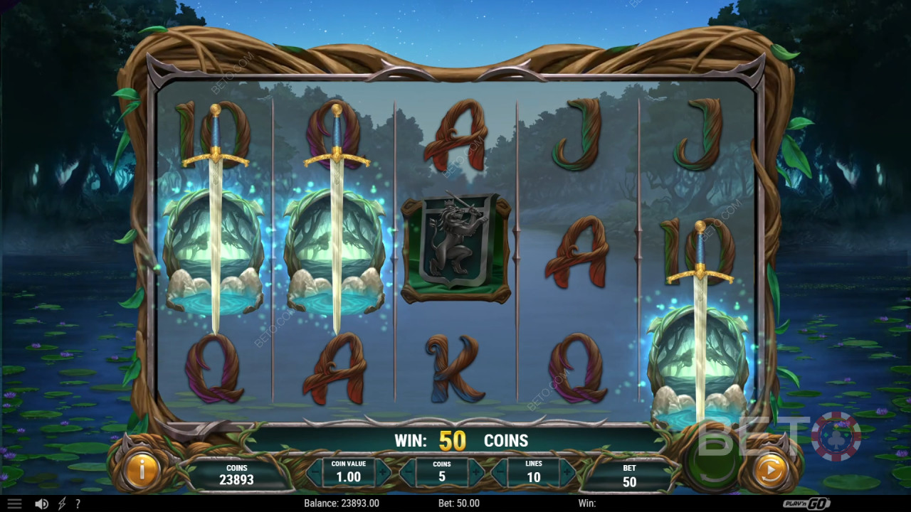 Lord Merlin och Lady of the Lake Review av BETO Slots
