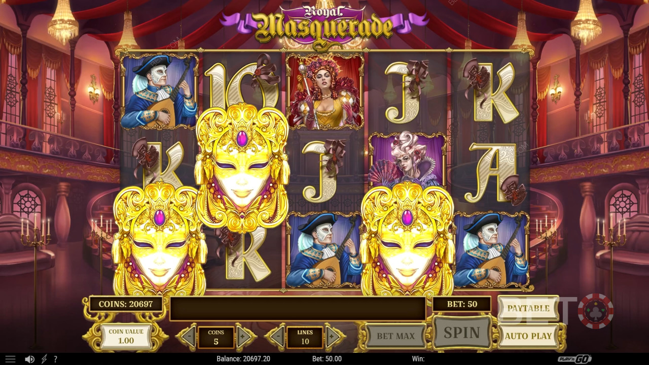 Recension av Royal Masquerade av BETO Slots