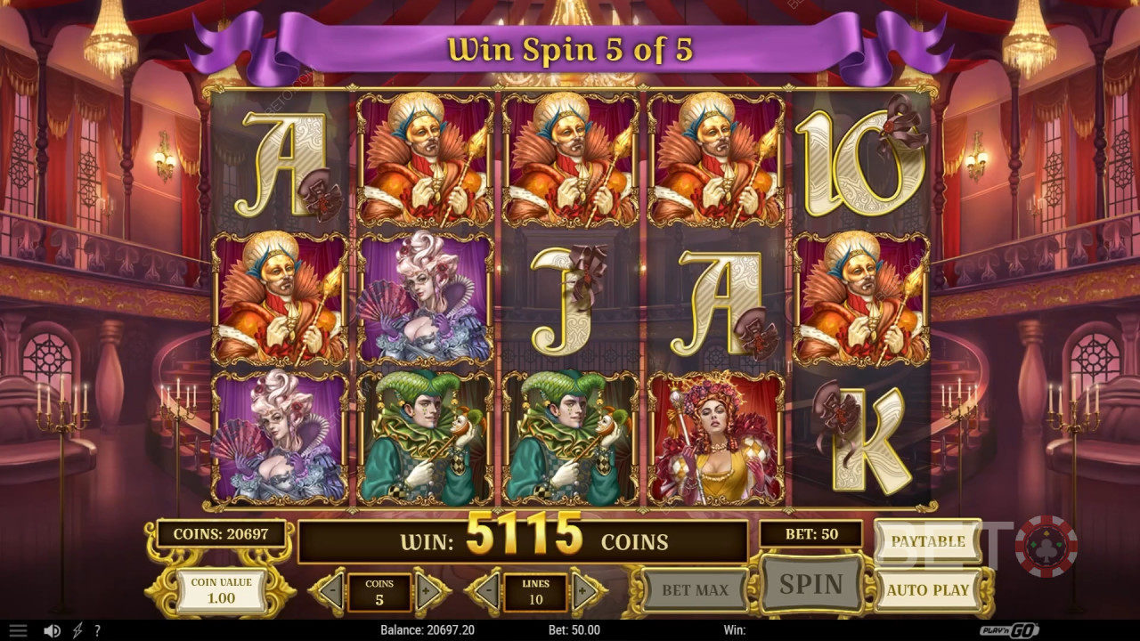 Royal Masquerade – online-spelautomat – Vår bedömning