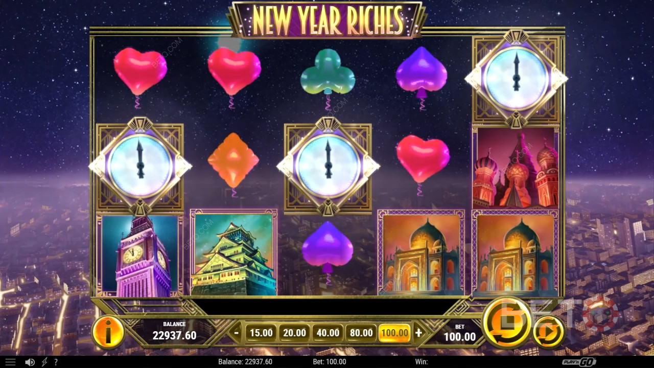 Nytt år Riches Review av BETO Slots