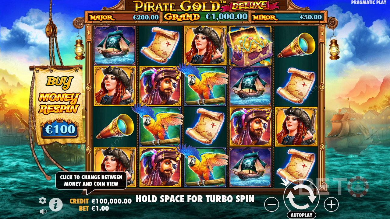 Pirate Gold Deluxe Spela Gratis