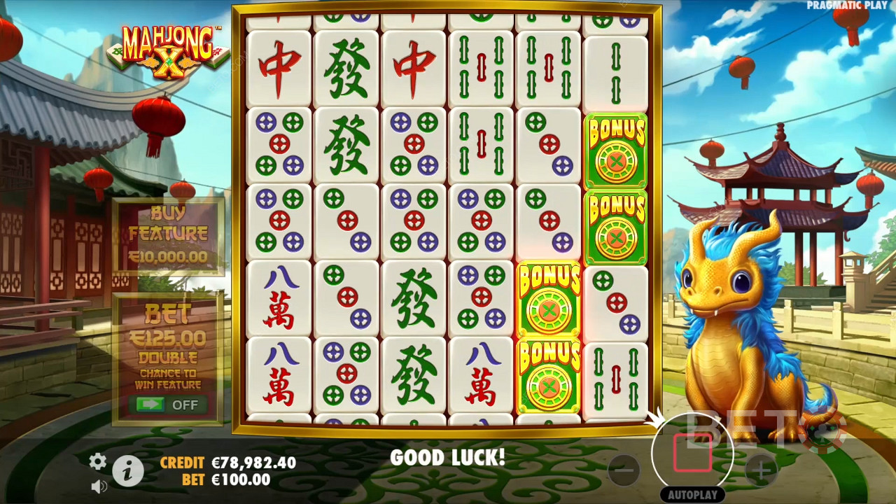 Bonusfunktioner förklarade i Mahjong X av Pragmatic Play