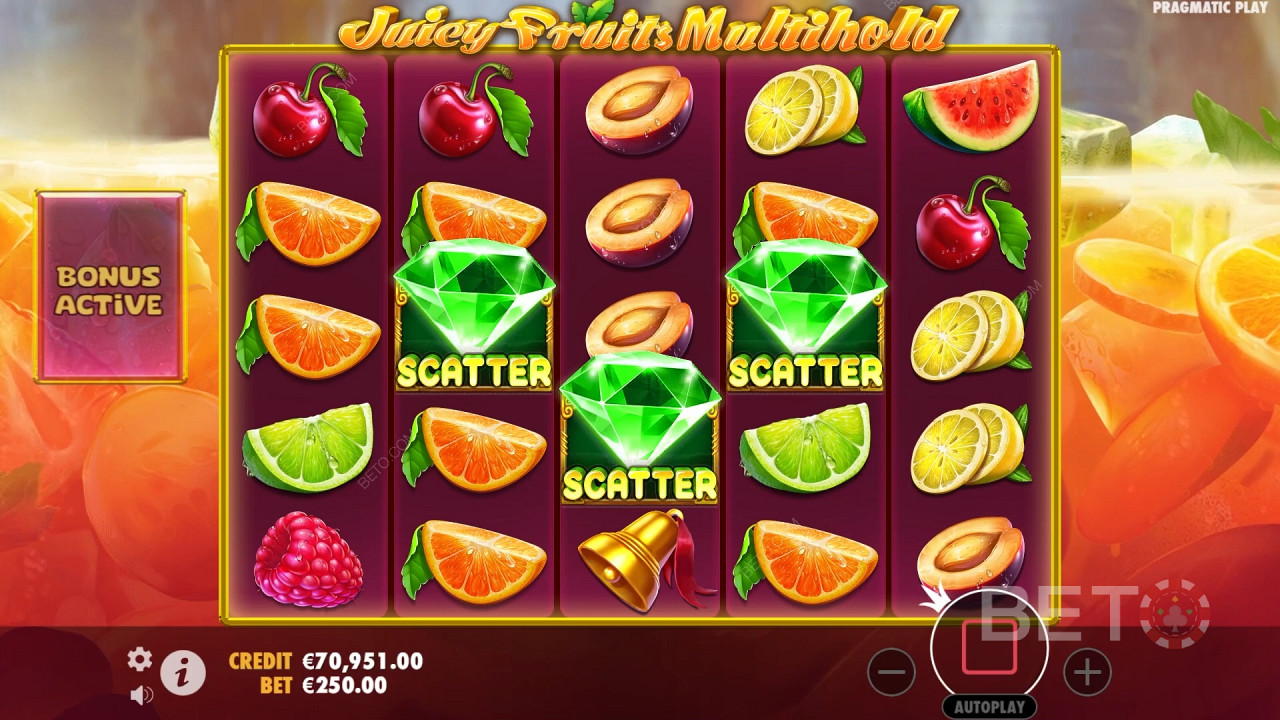 Juicy Fruits Multihold Review av BETO Slots