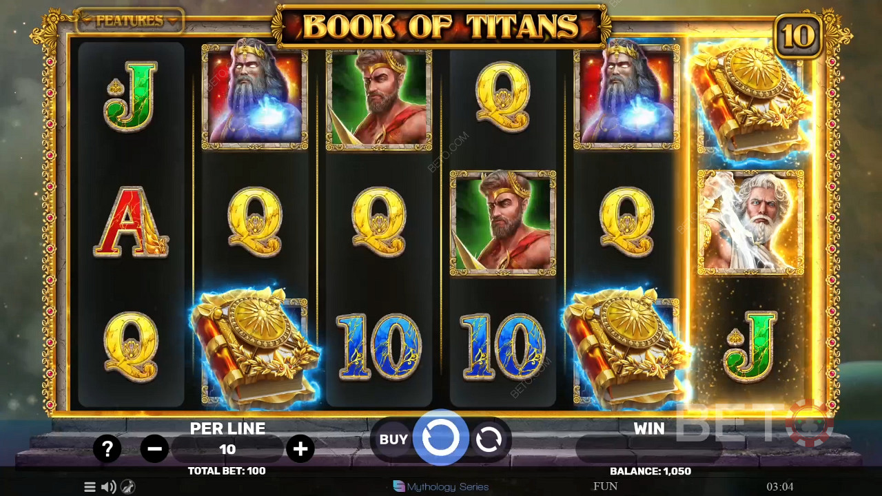 Book of Titans recension av BETO Slots