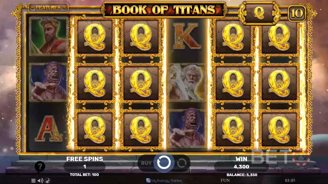 Bonusfunktioner förklaras i Book of Titans av Spinomenal