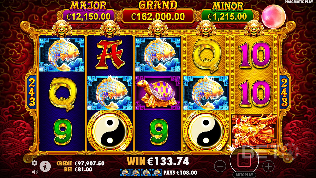 Utlåtande för 5 Lions Gold slot
