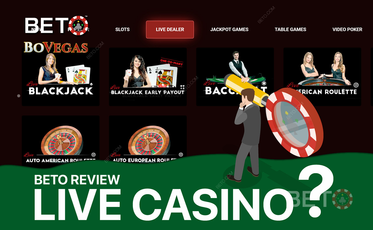 Njut av Live Casino-upplevelsen från bekvämligheten av ditt hem
